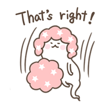Afro the Ghost sticker #2737514