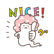 Afro the Ghost sticker #2737515