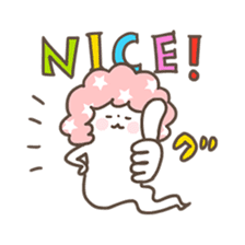 Afro the Ghost sticker #2737515