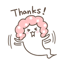 Afro the Ghost sticker #2737516