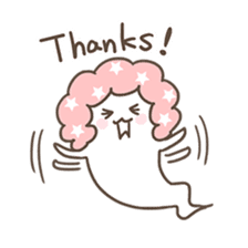 Afro the Ghost sticker #2737516