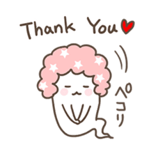 Afro the Ghost sticker #2737518