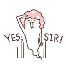 Afro the Ghost sticker #2737519