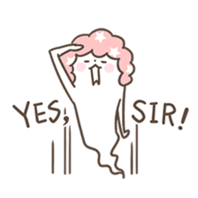 Afro the Ghost sticker #2737519