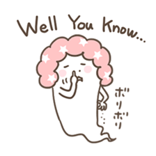 Afro the Ghost sticker #2737523