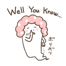 Afro the Ghost sticker #2737523