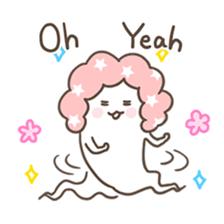 Afro the Ghost sticker #2737525