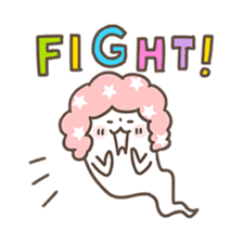 Afro the Ghost sticker #2737530