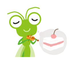 The insect orchestra in the forest sticker #2737612