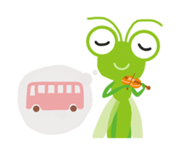 The insect orchestra in the forest sticker #2737613