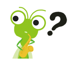 The insect orchestra in the forest sticker #2737625