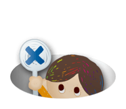 Madoka who is in the window sticker #2737696