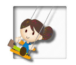 Madoka who is in the window sticker #2737698