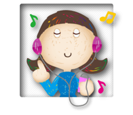 Madoka who is in the window sticker #2737700