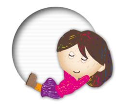 Madoka who is in the window sticker #2737701