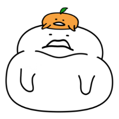 Mr.Kagami-mochi And Mrs. Mikan