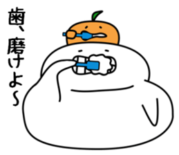 Mr.Kagami-mochi And Mrs. Mikan sticker #2737823