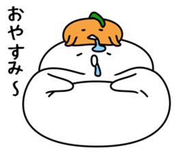 Mr.Kagami-mochi And Mrs. Mikan sticker #2737824