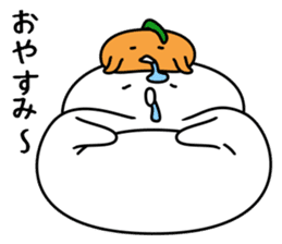 Mr.Kagami-mochi And Mrs. Mikan sticker #2737824