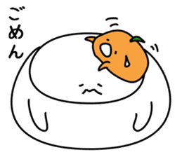 Mr.Kagami-mochi And Mrs. Mikan sticker #2737826
