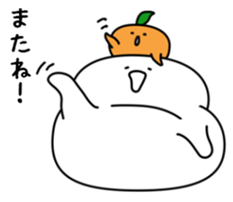 Mr.Kagami-mochi And Mrs. Mikan sticker #2737833