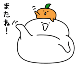 Mr.Kagami-mochi And Mrs. Mikan sticker #2737833