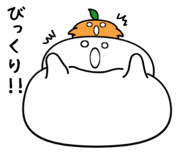 Mr.Kagami-mochi And Mrs. Mikan sticker #2737837