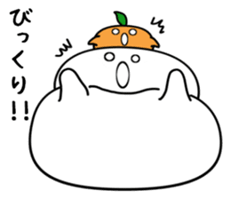 Mr.Kagami-mochi And Mrs. Mikan sticker #2737837