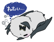 A cat, a crow, and a bat sticker #2738033