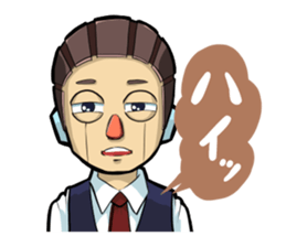 The chief is a robot. sticker #2738531