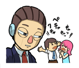 The chief is a robot. sticker #2738532