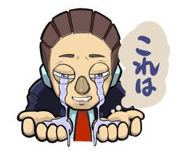 The chief is a robot. sticker #2738542