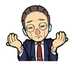 The chief is a robot. sticker #2738544