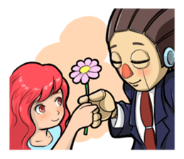 The chief is a robot. sticker #2738545