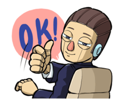 The chief is a robot. sticker #2738548