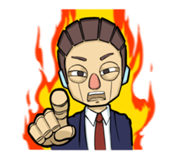 The chief is a robot. sticker #2738550