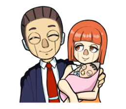 The chief is a robot. sticker #2738569