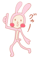 rabbit-san. sticker #2739495