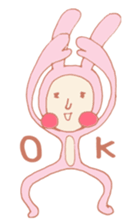 rabbit-san. sticker #2739496