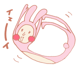 rabbit-san. sticker #2739498