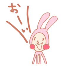 rabbit-san. sticker #2739500