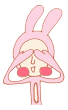 rabbit-san. sticker #2739503
