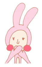 rabbit-san. sticker #2739504