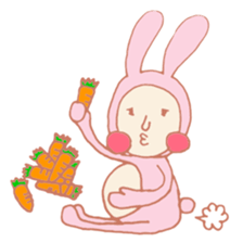 rabbit-san. sticker #2739509