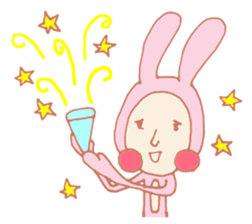 rabbit-san. sticker #2739527