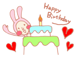 rabbit-san. sticker #2739529