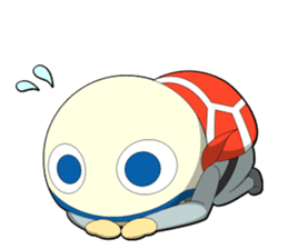 KAME Family from MInami-town Tokushima sticker #2740414