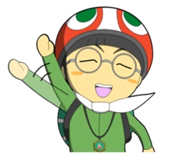 KAME Family from MInami-town Tokushima sticker #2740431