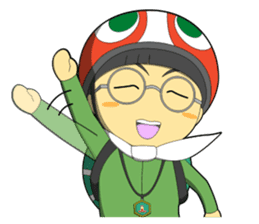 KAME Family from MInami-town Tokushima sticker #2740431