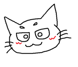 Maro eyebrows cat sticker #2740771